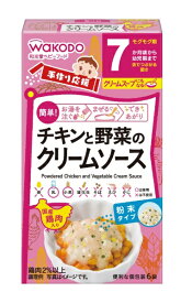 アサヒグループ食品｜Asahi Group Foods 手作り応援 チキンと野菜のクリームソース 7か月頃から 3.6g×6袋〔離乳食・ベビーフード 〕