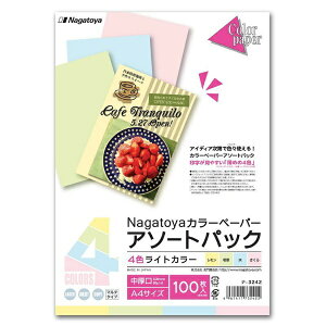 剮XbNAGATOYA ColorPaper A\[gpbN 4FCgJ[ iA4×100j i-3242 EᑐEE[i3242]
