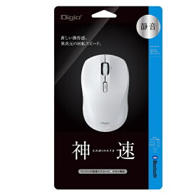 ナカバヤシ｜Nakabayashi マウス Digio2 ホワイト MUS-BKT163W [BlueLED /無線(ワイヤレス) /3ボタン /Bluetooth]