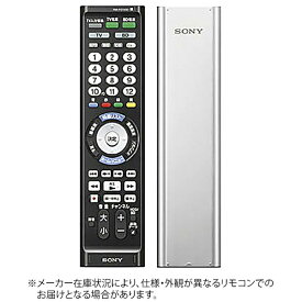 ソニー｜SONY かんたんリモコン シルバー RM-PZ130D SB [単3電池×2本(別売)]