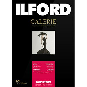 ILFORD�b�C���t�H�[�h �C���t�H�[�h �M�������[ �T�e���t�H�g 260g/m2�iA4�T�C�Y /25���jILFORD GALERIE SatinPhoto 422333[422333�M�������[���X�^�[�y�[�n]