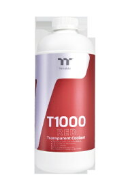 THERMALTAKE｜サーマルテイク T1000 Transparent Coolant Red 1000ml[CLW245OS00REA]