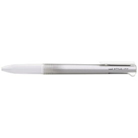 三菱鉛筆｜MITSUBISHI PENCIL スタイルフィット 3色ホルダー クリップ付き シルバー UE3H208.26