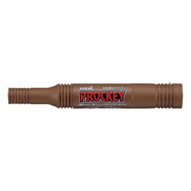 三菱鉛筆｜MITSUBISHI PENCIL PROCKEY(プロッキー) サインペン &lt;細字丸芯・太字角芯&gt; 茶 PM150TR.21