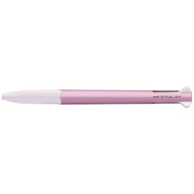 三菱鉛筆｜MITSUBISHI PENCIL スタイルフィット 3色ホルダー メタリックピンク UE3H159M.13