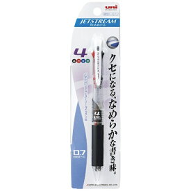 三菱鉛筆｜MITSUBISHI PENCIL JETSTREAM(ジェットストリーム) 4色ボールペン パック 透明 SXE4500071P.T [0.7mm]