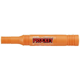 三菱鉛筆｜MITSUBISHI PENCIL PROCKEY(プロッキー) サインペン &lt;細字丸芯・太字角芯&gt; 橙 PM150TR.4