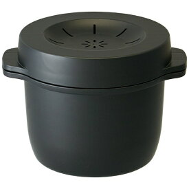 Skater｜スケーター 電子レンジスチームご飯メーカー　ブラック MWMR1 ブラック