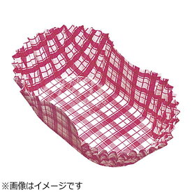 アヅミ産業｜Azumi-sangyo 紙カップ ココケース小判型（500枚入） 11号 赤 ＜XAZ3814＞[XAZ3814]