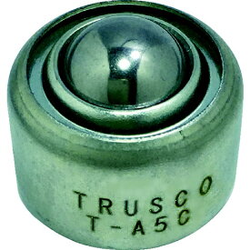 トラスコ中山｜TRUSCO NAKAYAMA TRUSCO　ボールキャスター　プレス成型品上向用　スチール製ボール T-A5C