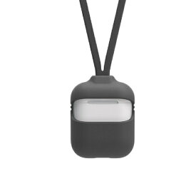 ROA｜ロア AirPodsケース Capsule 2way ストラップ付き Lead Trend グレー LT47062