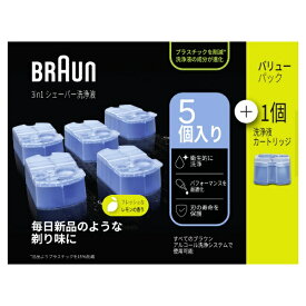 ブラウン｜BRAUN クリーン＆リニューシステム専用洗浄液カートリッジ （5+1個入）　CCR5CR