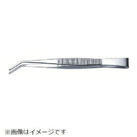 兼古製作所 NO.122 ステンレスピンセット 125mm先曲