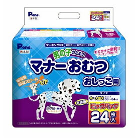 第一衛材｜daiichi eizai 男の子のためのマナーおむつおしっこ用ビッグP中〜大型犬24枚【rb_pcp】