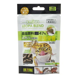 ジェックス｜GEX レオパブレンドフード (60g) [ペット用品]