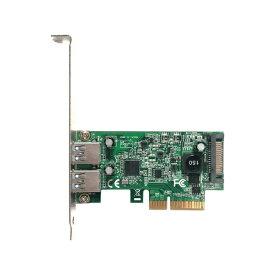 玄人志向｜KUROUTOSHIKOU 玄人志向 拡張IF PCI Express x4接続 USB3.1 Type-A x2 増設ボード USB3.1A-P2-PCIE3