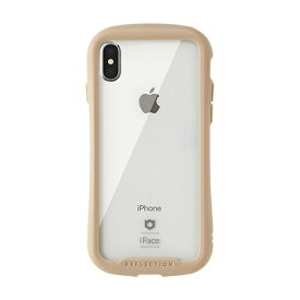 HAMEE｜ハミィ ［iPhone XS/X専用］iFace Reflection強化ガラスクリアケース 41-907191 ベージュ