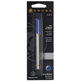 クロス｜CROSS スリムボールペン替芯（ブルー・細字） ブルー 8783-5 [油性染料インク]