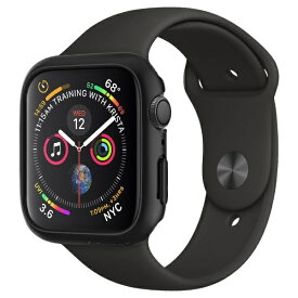 SPIGEN｜シュピゲン Spigen Apple Watch Series 4 (44mm) Case Thin Fit Black[062CS24474]