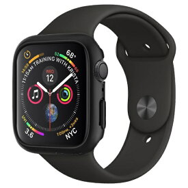 SPIGEN｜シュピゲン Spigen Apple Watch Series 4 (40mm) Case Thin Fit Black[061CS24484]