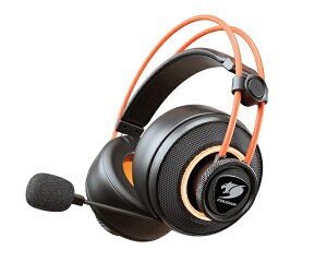 COUGAR�b�N�[�K�[ CGR-U50MB-710 �L���Q�[�~���O�w�b�h�Z�b�g IMMERSA PRO �I�����W [��3.5mm�~�j�v���O�{USB /���� /�w�b�h�o���h�^�C�v][CGRU50MB710]