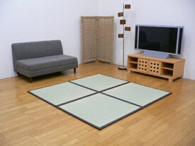 イケヒコ｜IKEHIKO ユニット畳　天竜BR 半畳12枚セット（い草使用／／82×82×1.7cm／連結ジョイント付き）