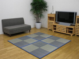 イケヒコ｜IKEHIKO ユニット畳　ニールBL U畳 12枚セット（／82×82×1.7cm／連結ジョイント付き）