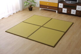 イケヒコ｜IKEHIKO ユニット畳　スカッシュBE U畳 6枚セット（／82×82×1.7cm／連結ジョイント付き）