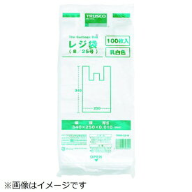 トラスコ中山｜TRUSCO NAKAYAMA レジ袋 とって付マチ付 TRB20-35-W 乳白 [100枚 /半透明]