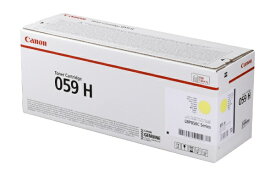 CANON｜キヤノン CRG-059HYEL 純正トナー 059H(大容量) イエロー[CRG059HYEL]