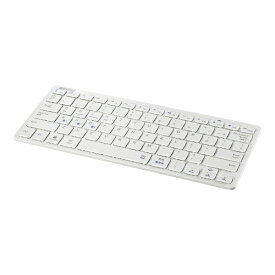 BUFFALO｜バッファロー キーボード ホワイト BSKBB318WH [ワイヤレス /Bluetooth]【rb_ keyboard_cpn】