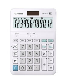 CASIO｜カシオ W税計算対応電卓 DW-200TC-N [12桁 /W税率対応][DW200TCN]