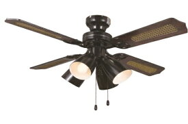 東京メタル｜TOME TKM-42BK4LKLEZ シーリングファン 4灯LED電球付 ダークブラウン[TKM42BK4LKLEZ]