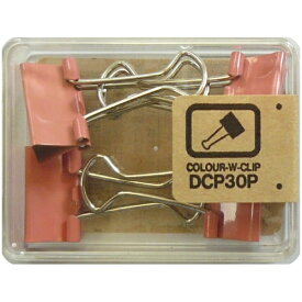 ベロス｜VELOS 小カラーWクリップ 薄ピンク