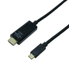 ナカバヤシ｜Nakabayashi USB-C ⇔ HDMI ケーブル [映像 /2m /4K・HDR対応] ブラック USB-CHDA2/BK【rb_ cable_cpn】