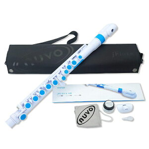 NUVO�b�k�[�{ �v���X�`�b�N�t���[�g jFlute2.0 N220JFBL �z���C�g�{�u���[