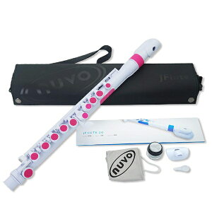 NUVO�b�k�[�{ �v���X�`�b�N�t���[�g jFlute2.0 N220JFPK �z���C�g�{�s���N