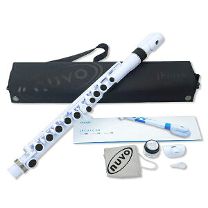 NUVO�b�k�[�{ �v���X�`�b�N�t���[�g jFlute2.0 N220JFWB �z���C�g�{�u���b�N