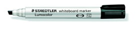 ステッドラー｜STAEDTLER ルモカラー ホワイトボードマーカー 角芯 ブラック 351 B-9