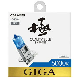 カーメイト｜CAR MATE ザ・ブループラス5000K H3 BD329N