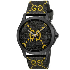 GUCCI｜グッチ Gタイムレス [G-Timeless] 2年保証 YA1264019 ブラック [並行輸入品] 【代金引換配送不可】