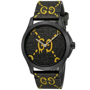 GUCCI�b�O�b�` G�^�C�����X [G-Timeless] 2�N�ۏ� YA1264019 �u���b�N [���s�A���i] �y��������z���s�z