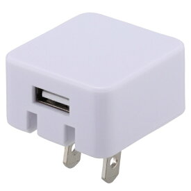 オーム電機｜OHM ELECTRIC ACアダプター USB 1A ホワイト MAV-AU1-W [1ポート]