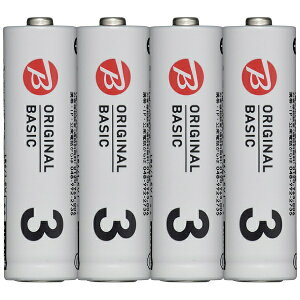 �y�܂Ƃߔ����ōő�10��OFF�N�[�|��(2/28�܂Łj�z ORIGINAL BASIC�b�I���W�i���x�[�V�b�N LR6BKOS-4P �P3�d�r �V�������N�p�b�N [4�{ /�A���J��]