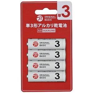 �y�܂Ƃߔ����ōő�10��OFF�N�[�|��(2/28�܂Łj�z ORIGINAL BASIC�b�I���W�i���x�[�V�b�N LR6BKOB-4P �P3�d�r �u���X�^�[�p�b�N [4�{ /�A���J��]