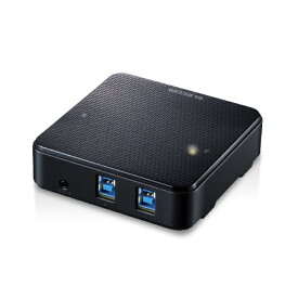 エレコム｜ELECOM USB3.0対応 切替器 (PC2台) ブラック U3SW-T2 [4入力 /2出力 /手動][U3SWT2]