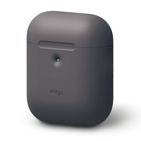 ELAGO｜エラゴ AirPods 2nd Generation用ケース Dark Gray EL_A2WCSSCAW_GY