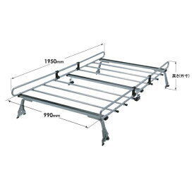 【エントリーで最大2万ポイント当たる｜2/25まで】 ロッキープラス｜Rocky+ ZM-555SH ルーフキャリア サンバー(TV系)用