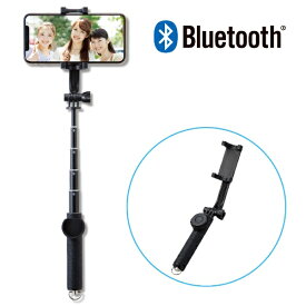 ELECOM｜エレコム Bluetooth自撮り棒/430mm/ブラック P-SSBRBK[PSSBRBK]