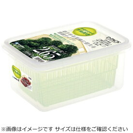 サンコープラスチック｜SANKO ザル付Dパック グリーン D-8d ＜AZL8604＞ [約2650ml/電子レンジ対応(容器)][AZL8604]